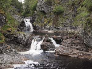 Wasserfall zwischen Blair Atholl und Aviemore