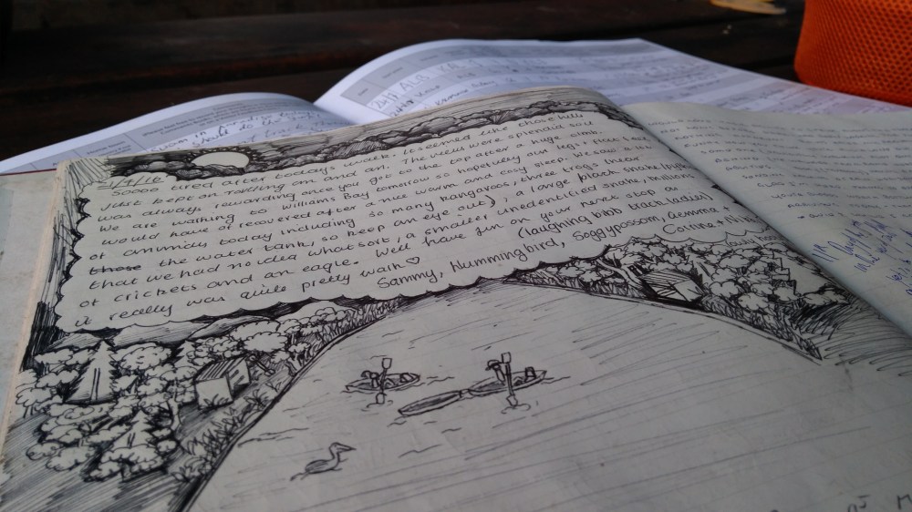 Logbücher auf dem Bibbulmun