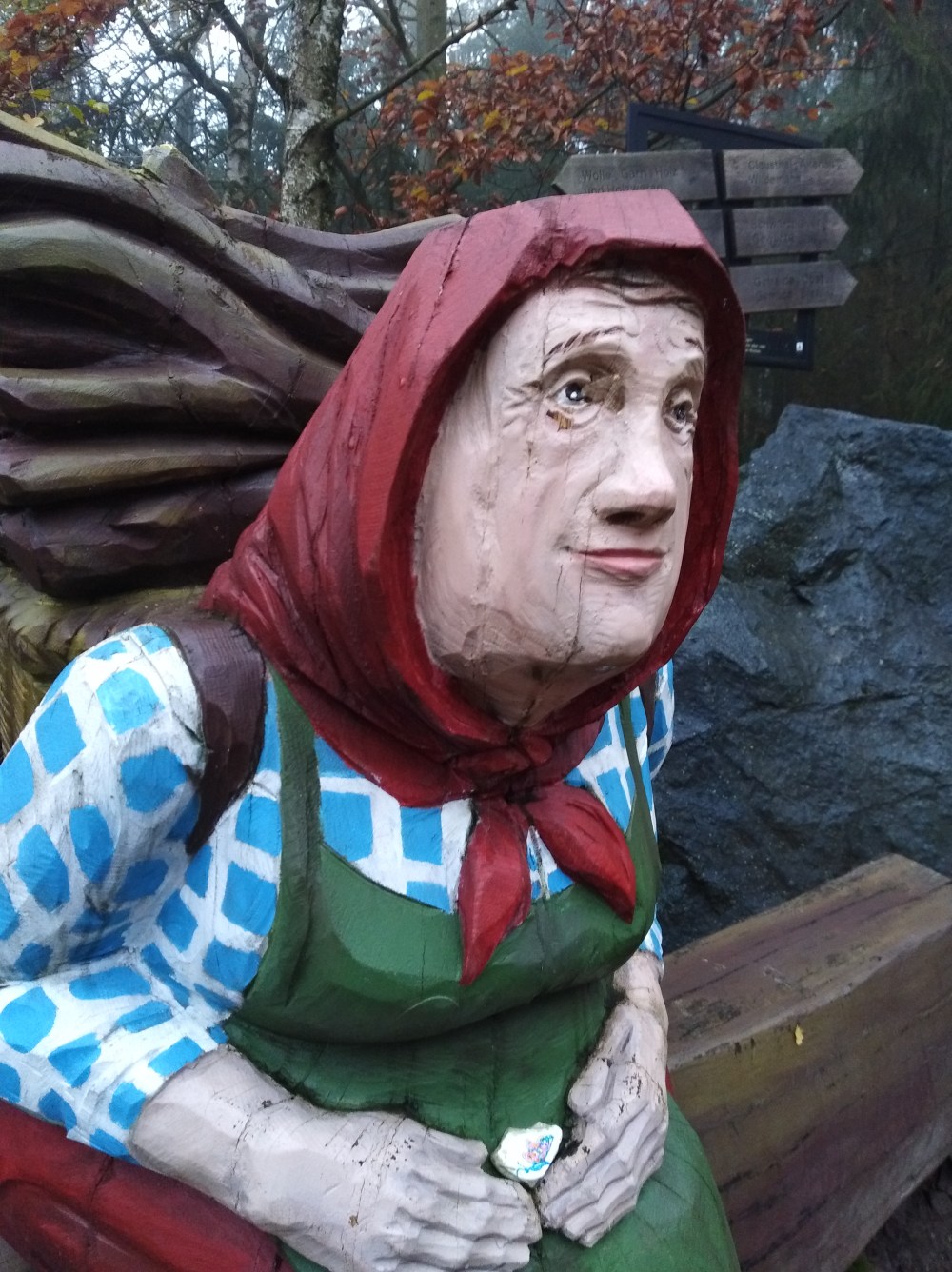 Kiepenfrau am Hexenstieg